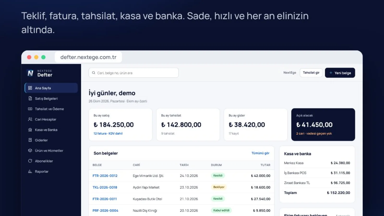 NextEge Defter